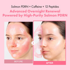 TOSOWOONG close-up of pink pearl film texture for prolonged hydration