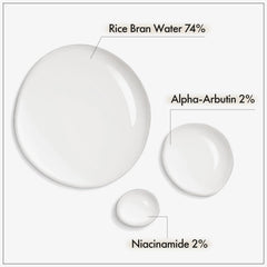TOSOWOONG Rice Water 74 Percent hydration image emphasizes deep moisture and suppleness.