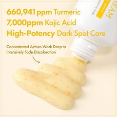 TOSOWOONG turmeric antioxidant capsules detail showing freshness boost