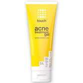 TOUCH benzoyl peroxide 2.5% gel bottle 8oz for daily acne care with clear finish.