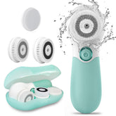 TouchBeauty facial cleansing brush assembly shows complete kit for daily cleansing and exfoliation.