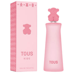 TOUS Kids Girl EDT bottle front view for a gentle floral scent suitable for daily wear.