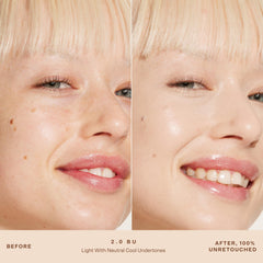 Tower 28 Beauty Swipe Serum Concealer swatch on skin shows natural finish and hydration.