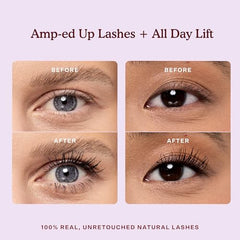 Tower 28 MakeWaves brush detail highlighting triple-wave wand lengthening lashes