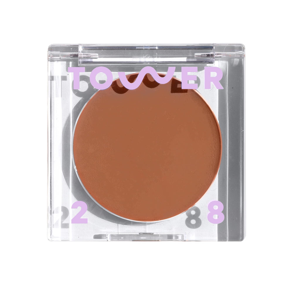 Tower 28 Sculptino Getty swatch shows neutral undertones for natural contour.