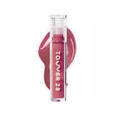 Tower 28 ShineOn Lip Jelly Sesame close-up showcases hydrating gloss for comfortable lips