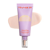 Tower 28 SunnyDays SPF 30 bottle closeup with natural skin-friendly finish.