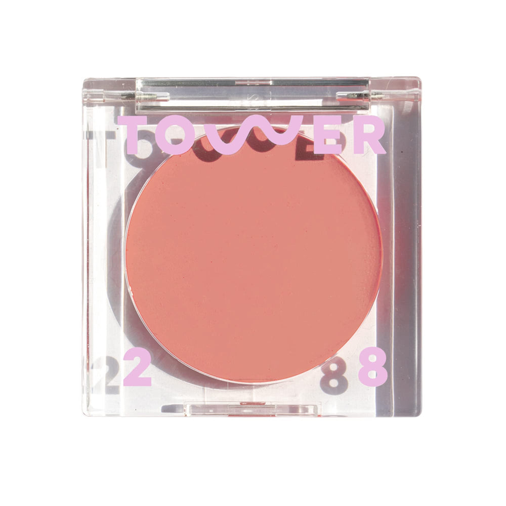 Tower 28 BeachPlease Cream Blush Rosy Nude swatch delivers luminous, buildable color.