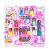 Townley Girl Disney Princess 18-piece set with castle theme packaging offers magical styling for parties.