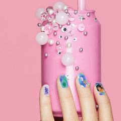 Townley Girl Disney Princess nails application close-up highlights safe breathable materials for kids