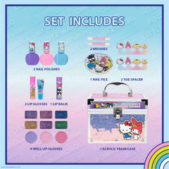 Townley Girl Hello Kitty purple confetti glitter nail polish for kids