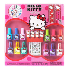 Townley Girl Hello Kitty neon blue nail polish bottle for playful dress-up manicures