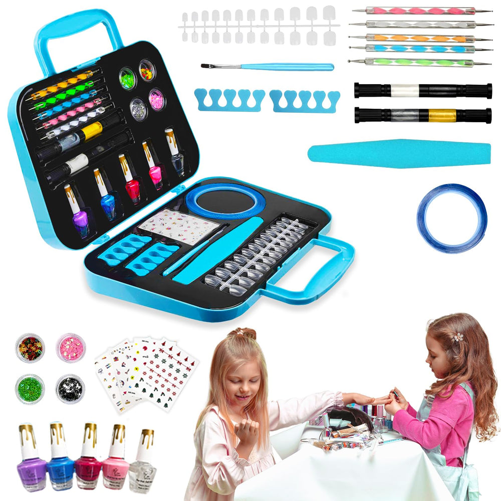 Toysical Nail Art Kit pigment colors palette for vibrant, creative nails.
