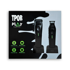 TPOB Play clipper resting on charging base for easy recharging