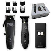 TPOB Slime 2 Black clipper front view for professional fades and sharp finishes
