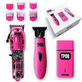 TPOB Slime 2 candy pink clipper for precise fades with cooler operation