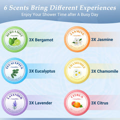 TranquilBliss bergamot shower steamer highlights uplifting aroma for morning routines