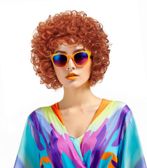 Traqur Karen Ice Spice Wig front view shows bold auburn curls for daily styling versatility.