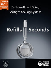 Travalo airtight seal prevents leaks, perfect for travel days.