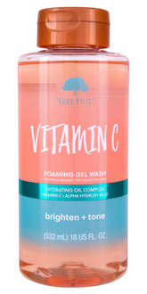 Tree Hut Vitamin C foaming wash bottle with glow scent for a refreshing morning routine.