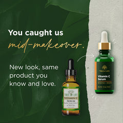 Tree of Life Beauty Retinol serum bottle targets smoothing fine lines and texture.