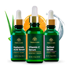 Tree of Life Beauty Vitamin C Serum bottle close-up for brightening and even tone