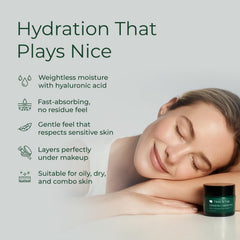 Tree to Tub Hydrating Face Moisturizer rose-shea ingredients close-up conveys nourishing glow.