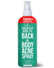 TreeActiv body acne spray bottle delivers fast-drying relief on breakouts.