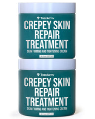 TreeActiv Crepey Skin Repair Cream 2-Pack front view—double-pack for ongoing hydration.