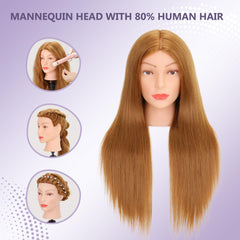 Treosida mannequin head cutting practice supports clean lines and controlled scissor work.