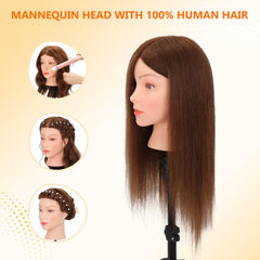 Treosida head-profile close-up showing natural color for realistic styling practice.