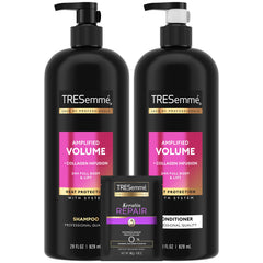 TRESemmé Amplified Volume Shampoo 28oz boosts body in the shower.