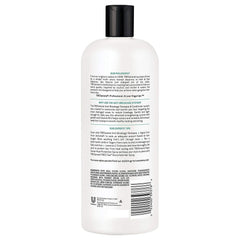 TRESemmé gelatin formula label close-up highlighting detangling benefits