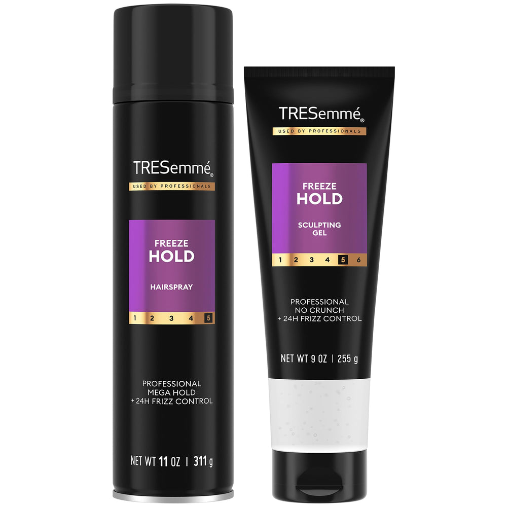 TRESemmé Freeze Hold hairspray bottle, 11 oz, strong hold against humidity