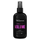 TRESemmé One Step Volume Mist bottle close-up showing lightweight lift.