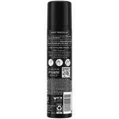 TRESemmé root touch up spray nozzle closeup for quick color application.