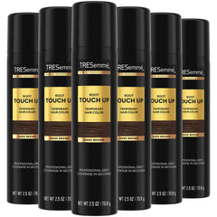 TRESemmé Root Touch Up travel-pack spray bottle for quick root refresh.