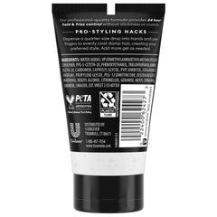TRESemmé Sculpting Gel anti-frizz texture close-up highlights smooth finish.