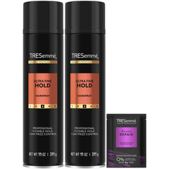 TRESemmé Ultra Fine Hold hairspray can — lightweight hold for all-day style control