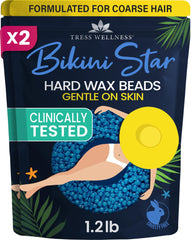 Tress Wellness wax beads pack for at-home bikini waxing