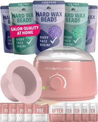 Tress Wellness wax-warmer shows steady heat for comfortable at-home waxing.