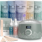 Tress Wellness waxing kit digital warmer with precise temperature control for at-home waxing.