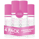 TRI Design Aerogel hairspray pack shot for on-the-go styling in a four-pack.