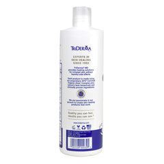 TriDerma Psoriasis Control Body Wash close-up shows 2% salicylic acid for keratolytic action