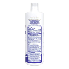 TriDerma Psoriasis Control Body Wash pump label highlights cortisone-free cleansing
