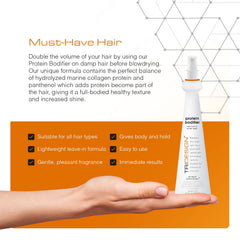 TRIDESIGN Protein Bodifier provides long-lasting lift and body from morning to night