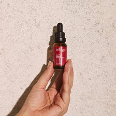 Trilogy Rosehip Oil on hand for lightweight hydration and absorption.
