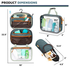 TRIPPED 311 liquids bag clip-around-showerhead provides secure versatility.