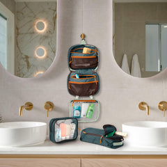 TRIPPED 311 liquids bag doubles as a shower tote for quick trips.