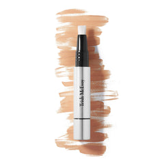 Trish McEvoy Shadow Eraser under-eye application demonstrates easy dab-and-blend brightening on hollows